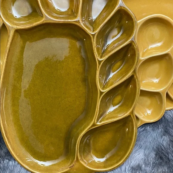 Vintage Set of 4 fondue plates - Picture 14 of 16